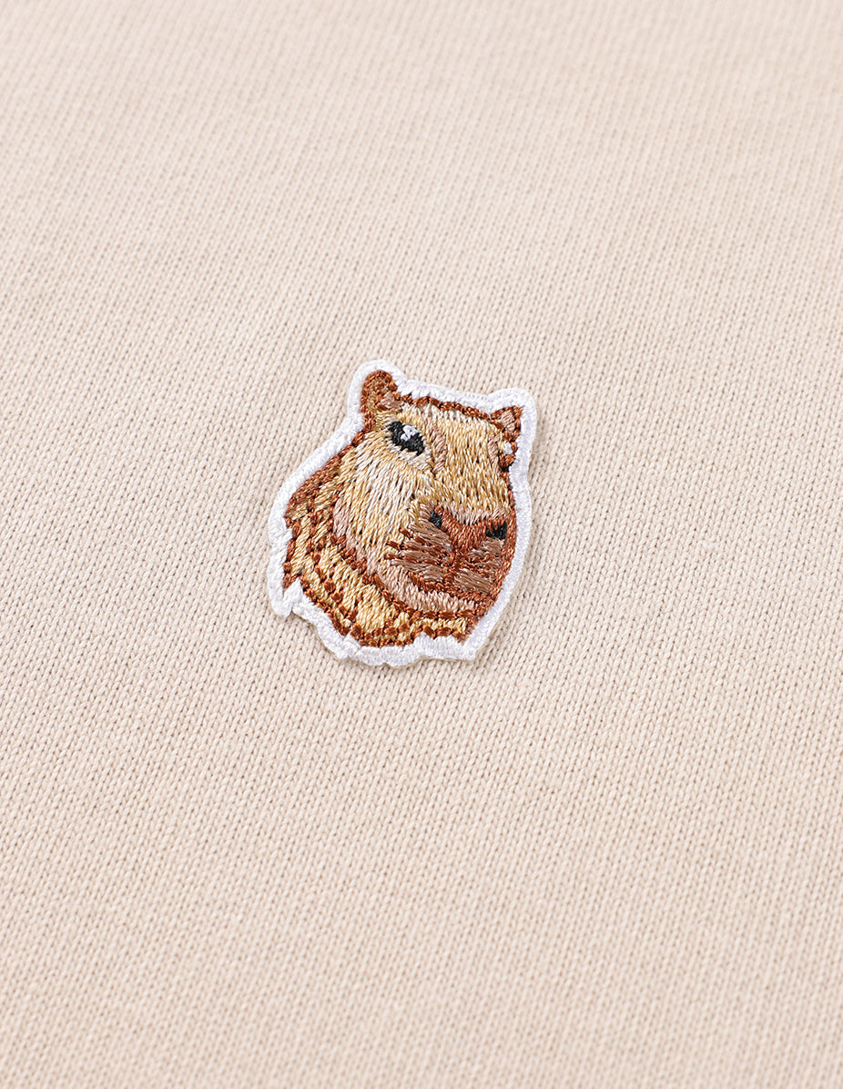 CAPYBARA HEAD PATCH T-SHIRT