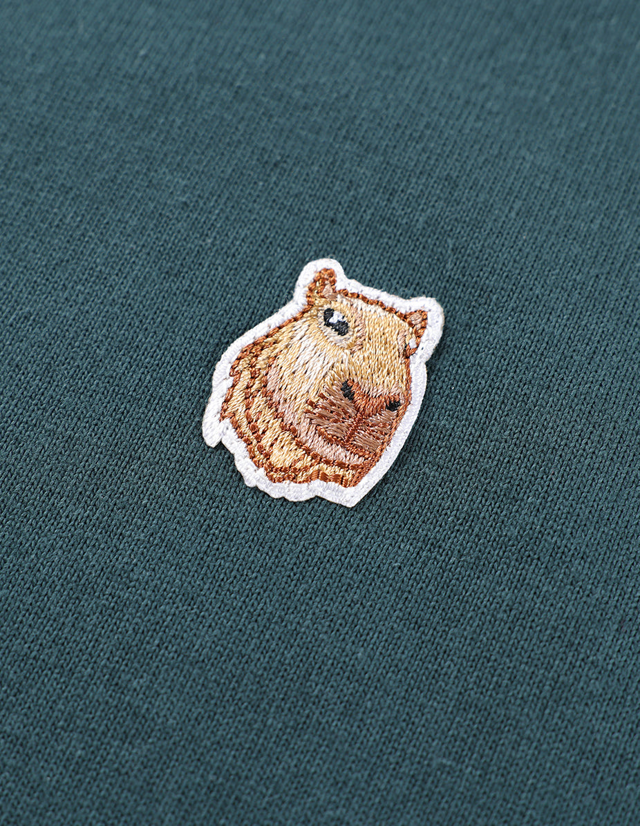CAPYBARA HEAD PATCH T-SHIRT