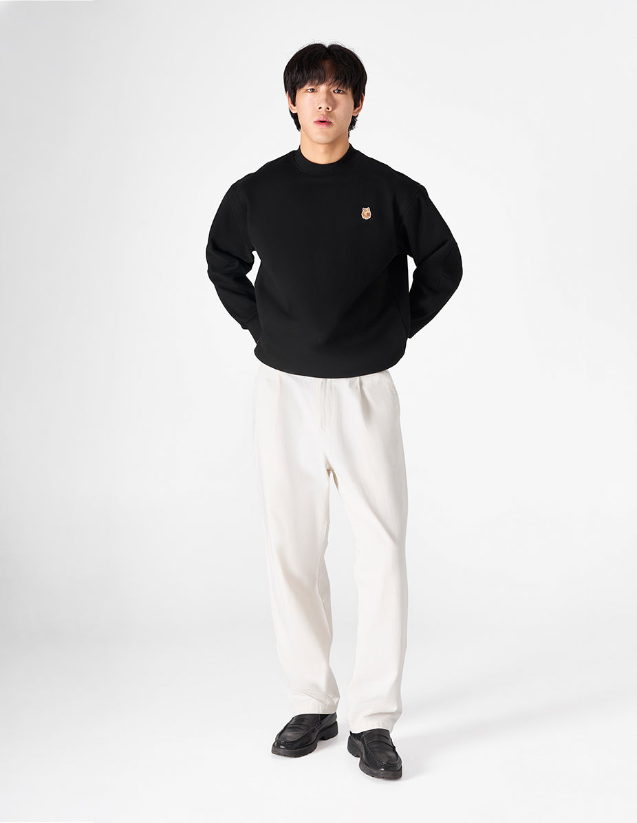 CAPYBARA HEAD PATCH FOREST SCENE SWEATSHIRT